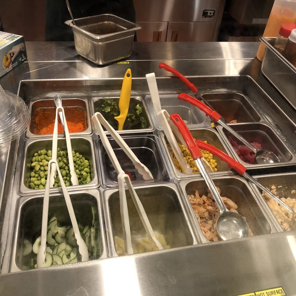 Yoya - a variety of food items in a buffet - Sushi Bars Near Me - Baltimore, Maryland