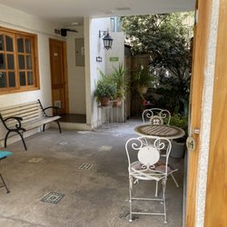 De Blasis - small outdoor area outside our room