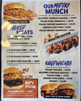 Menu photo 3 Buds Smokehouse BBQ Trafford, PA