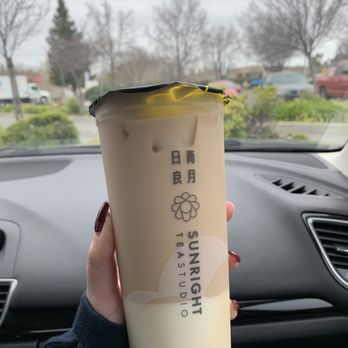 Sunright Tea Studio - Sunnyvale - cream pudding milk tea - Bubble Tea Near Me - Sunnyvale, California Sunright Tea Studio - Sunnyvale - cream pudding milk tea - Bubble Tea Near Me - Sunnyvale, California