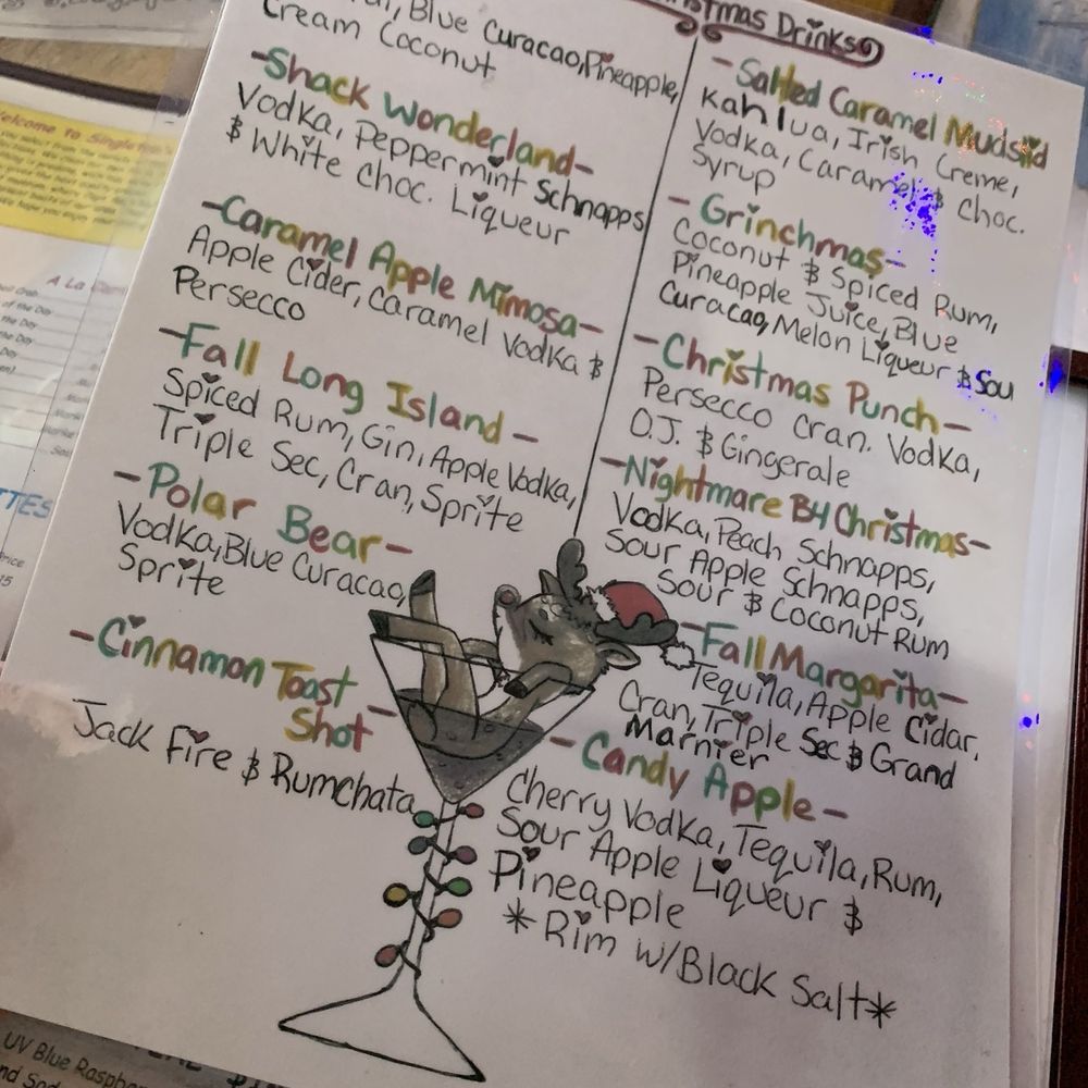 Singleton's Seafood Shack - Winter drink menu - Seafood Near Me - Jacksonville, Florida Singleton's Seafood Shack - Winter drink menu - Seafood Near Me - Jacksonville, Florida
