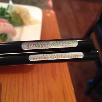 Genki Ya - Fancy. Thank you to the poacher that pulled the trigger to bring me these exquisite chopsticks. - Sushi Bars Near Me - Brookline, Massachusetts Genki Ya - Fancy. Thank you to the poacher that pulled the trigger to bring me these exquisite chopsticks. - Sushi Bars Near Me - Brookline, Massachusetts