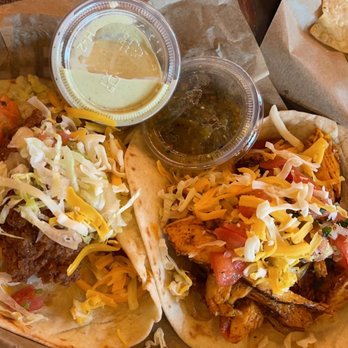Torchy's Tacos - Left- trailer park Right - chicken fajita - Tacos Near Me - Baton Rouge, Louisiana Torchy's Tacos - Left- trailer park Right - chicken fajita - Tacos Near Me - Baton Rouge, Louisiana
