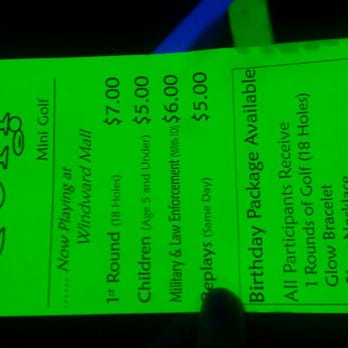 Glow Putt Mini Golf - Prices - Mini Golf Near Me - Kaneohe, Hawaii Glow Putt Mini Golf - Prices - Mini Golf Near Me - Kaneohe, Hawaii
