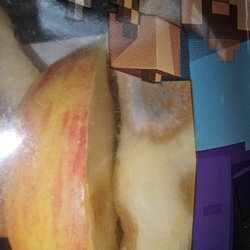 Exxon - Mold growing inside of a kids snack pack
