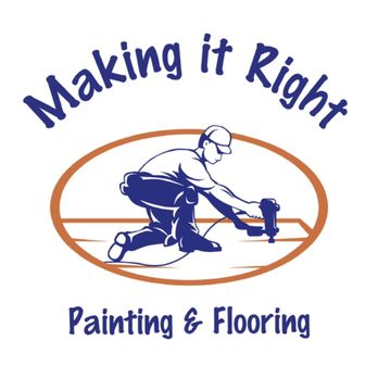 Making it Right Painting & Flooring - a man using a paint roller - Painters Near Me Making it Right Painting & Flooring - a man using a paint roller - Painters Near Me
