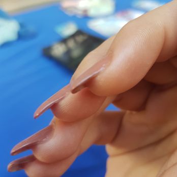 Nails For You - Not enough coats on the nail and they were shaped very poorly - Nail Salons Near Me - Scarborough, Ontario