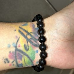 Mystic Sanctuary - Silver Sheen Obsidian bracelet
