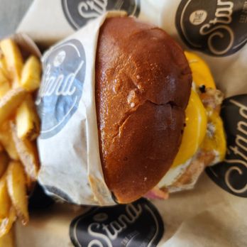 The Stand - American Classics Redefined - Ultimate Egg burger with fries - New American Near Me - Thousand Oaks, California The Stand - American Classics Redefined - Ultimate Egg burger with fries - New American Near Me - Thousand Oaks, California