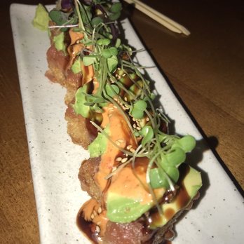 Roka Akor - Chicago - Crispy Spicy Tuna ($15) - Sushi Bars Near Me - Chicago, Illinois Roka Akor - Chicago - Crispy Spicy Tuna ($15) - Sushi Bars Near Me - Chicago, Illinois
