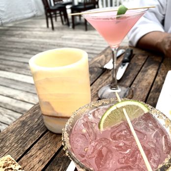 Cowfish - Sugar Rim- ('Blazing Saddles': Spicy Pepper-Infused Tequila+Agave+Cranberry+Lime)- Quite Good & Strong - New American Near Me - Hampton Bays, New York