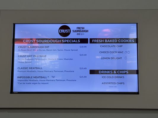 Menu photo 1 CRUST - Fresh Sourdough Deli Pleasanton, CA
