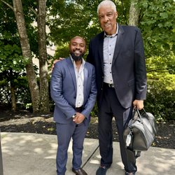 GF LUX - Premium Chauffeur Service - Our CEO with NBA Legend Julius Erving