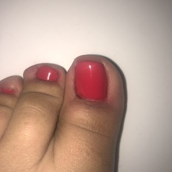 3D Nails Riverside - Bottom left corner of my nail is where she cut me - Nail Salons Near Me - Riverside, California 3D Nails Riverside - Bottom left corner of my nail is where she cut me - Nail Salons Near Me - Riverside, California