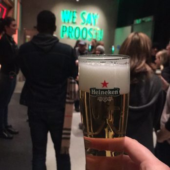 Heineken Experience - Mini beer you get (doesn't count as one of the 2 token drinks) - Museums Near Me - Amsterdam, New Hampshire