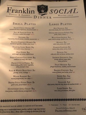 Menu photo 8 Franklin Social Jersey City, NJ Menu photo 8 Franklin Social Jersey City, NJ