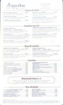 Menu photo 4 Screen Door - PDX Portland, OR
