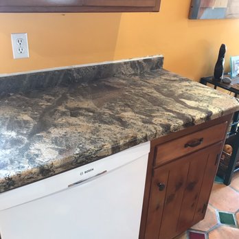 Blackstone Granite & Marble - My kitchen's new brushed granite counter! - Kitchen & Bath Near Me - Vista, California