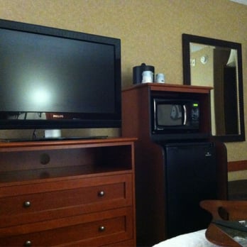 Hampton Inn & Suites Temecula - TV, fridge and microwave in room. - Hotels Near Me - Temecula, California