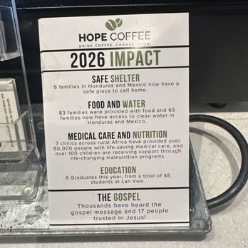 HOPE Coffee - Coffee & Tea Near Me - Melissa, Texas HOPE Coffee - Coffee & Tea Near Me - Melissa, Texas