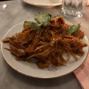 MáLà Project Bryant Park - Spicy Pig Ear In Chili Oil - Dim Sum Near Me - New York, New York MáLà Project Bryant Park - Spicy Pig Ear In Chili Oil - Dim Sum Near Me - New York, New York