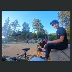 Tam Bikes - Quick stop at East Peak  on one of our Wednesday Night rides!