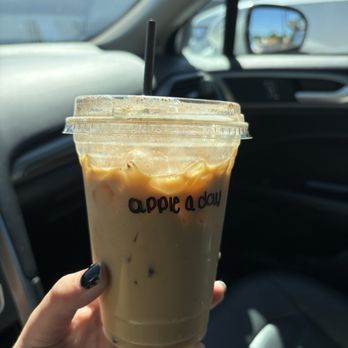 Arcadia Coffee - apple a day latte! - Coffee & Tea Near Me - Downers Grove, Illinois