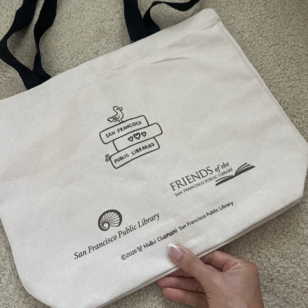 Back of tote Back of tote