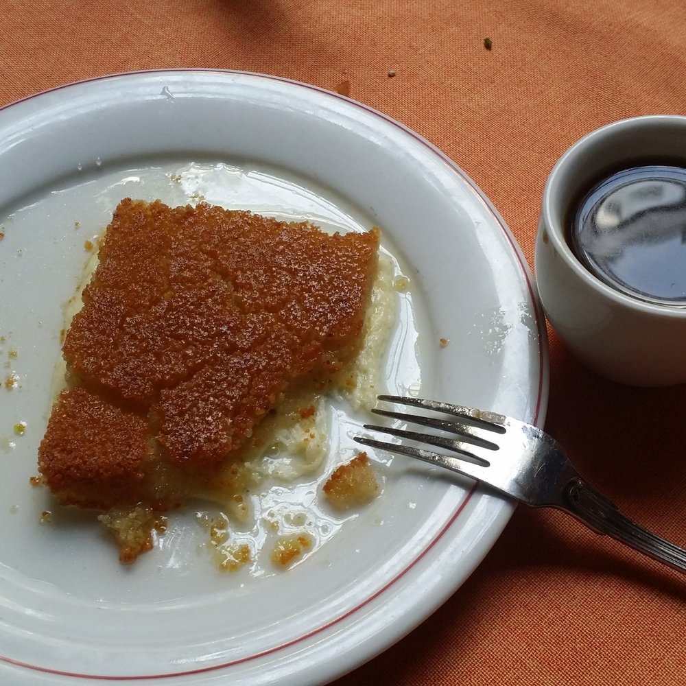 Libanon - Turkish coffee with cheese kunafa - Lebanese Near Me - Dusseldorf, NW Libanon - Turkish coffee with cheese kunafa - Lebanese Near Me - Dusseldorf, NW