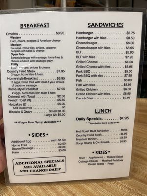 Menu photo 1 Grandma's Country Kitchen Westover, WV