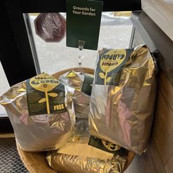 Starbucks - Free grounds for your garden courtesy of Starbucks.