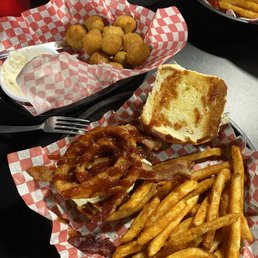Jamie's - Cowboy Burger - ribs - Burgers Near Me - Clinton, Mississippi