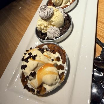 BJ's Restaurant & Brewhouse - Pizookie Trio - Pizza Near Me - Chula Vista, California BJ's Restaurant & Brewhouse - Pizookie Trio - Pizza Near Me - Chula Vista, California