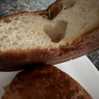 BA Bakehouse - Huge hole in the papa roti - Bakeries Near Me - Bellevue, Washington