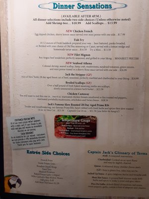 Menu photo 6 Captain Jack's Goodtime Tavern Sodus Point, NY