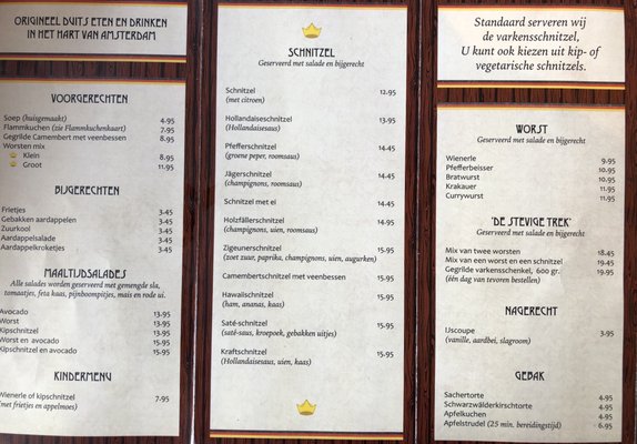 Menu photo 1 Wurst & Schnitzelhaus - WuSH Amsterdam, NH