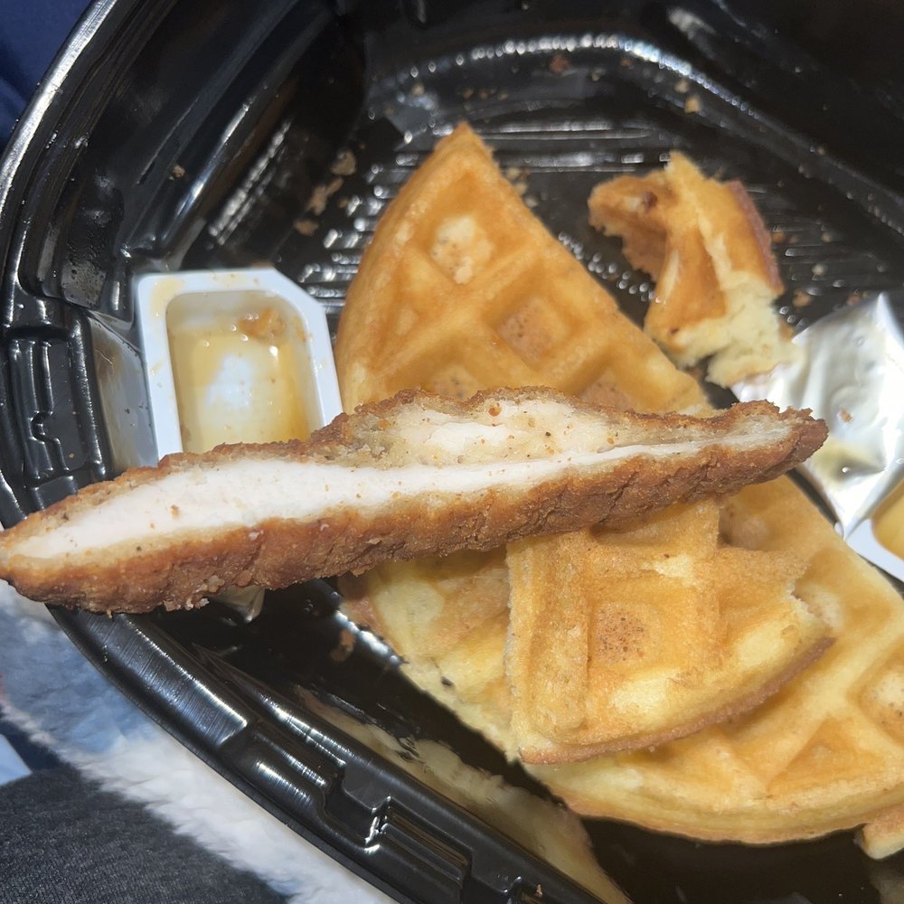IHOP - This was the chicken and waffles for the chicken they literally cut up a chicken patty and served it as tenders - Breakfast & Brunch Near Me - Oshkosh, Wisconsin IHOP - This was the chicken and waffles for the chicken they literally cut up a chicken patty and served it as tenders - Breakfast & Brunch Near Me - Oshkosh, Wisconsin