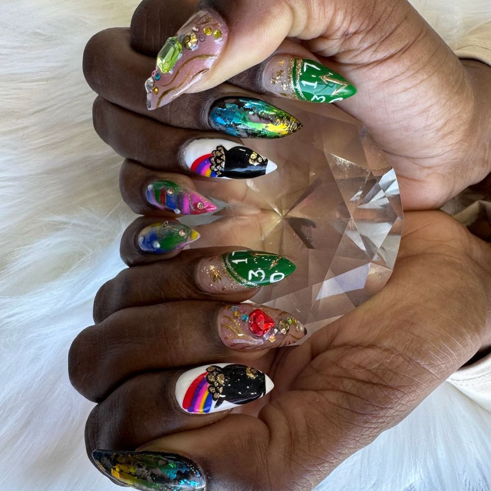 Beauty Bound - I absolutely love my St. Patrick day nails - Waxing Near Me - South San Francisco, California Beauty Bound - I absolutely love my St. Patrick day nails - Waxing Near Me - South San Francisco, California
