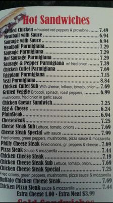 Menu photo 6 Papa Luigi Pitman, NJ