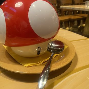 Toadstool Cafe - Mushroom soup container - Cafes Near Me - Universal City, California Toadstool Cafe - Mushroom soup container - Cafes Near Me - Universal City, California
