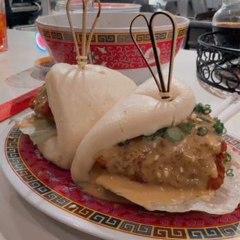 Nom Wah - Crispy Chicken bao bun - Dim Sum Near Me - Las Vegas, Nevada Nom Wah - Crispy Chicken bao bun - Dim Sum Near Me - Las Vegas, Nevada