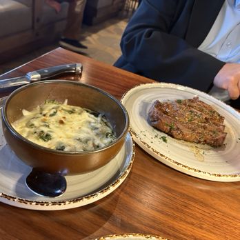 CISCo Restaurant + Bar - Rob eye steak and creamed spinach. - Bars Near Me - Corona, California CISCo Restaurant + Bar - Rob eye steak and creamed spinach. - Bars Near Me - Corona, California
