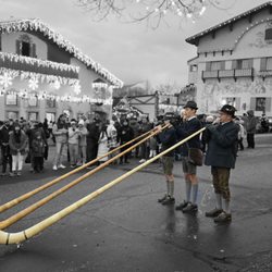 Leavenworth - Alpine horns