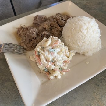 Blue Fish - The kalua pork plate - Hawaiian Near Me - Medford, Oregon Blue Fish - The kalua pork plate - Hawaiian Near Me - Medford, Oregon