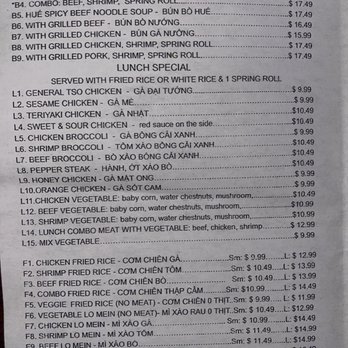 Pho 99 - Menu 2023 - Vietnamese Near Me
