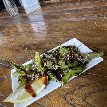 District Wine - Shishito Peppers - Wine Bars Near Me - Long Beach, California