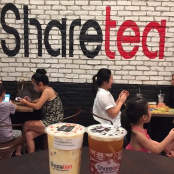 Sharetea - Cute wall sign for photos - Coffee & Tea Near Me - Arlington, Texas