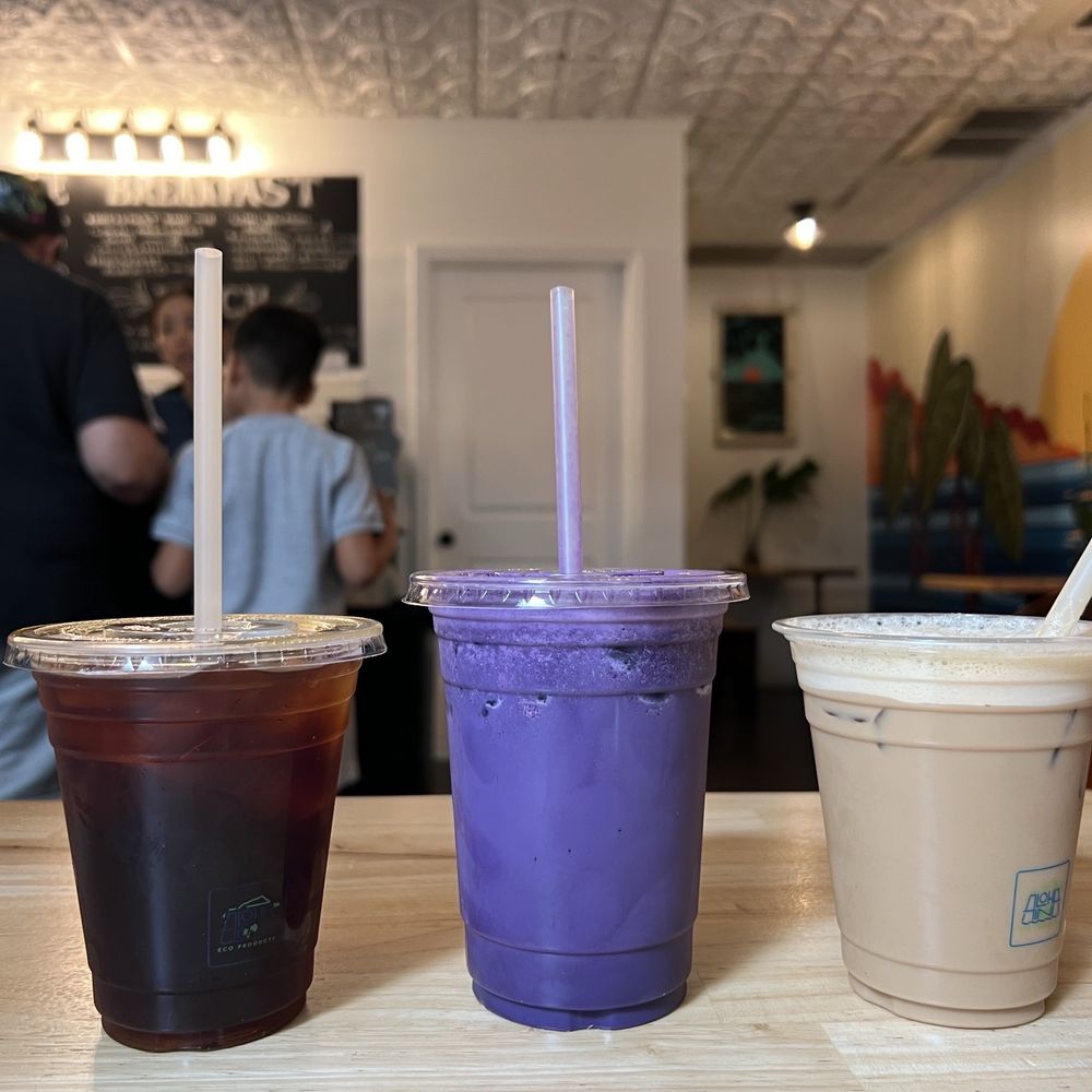 Cold Brew, Ube Latte, and Mint Chocolate Coff-tail