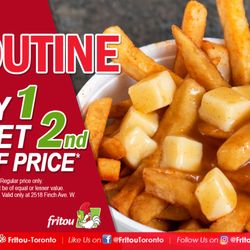 Fritou - Buy 1 Get the 2nd Half Price!