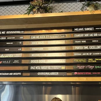 The Original 40 Brewing - Breweries Near Me - San Diego, California